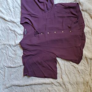 Plum colored blouse